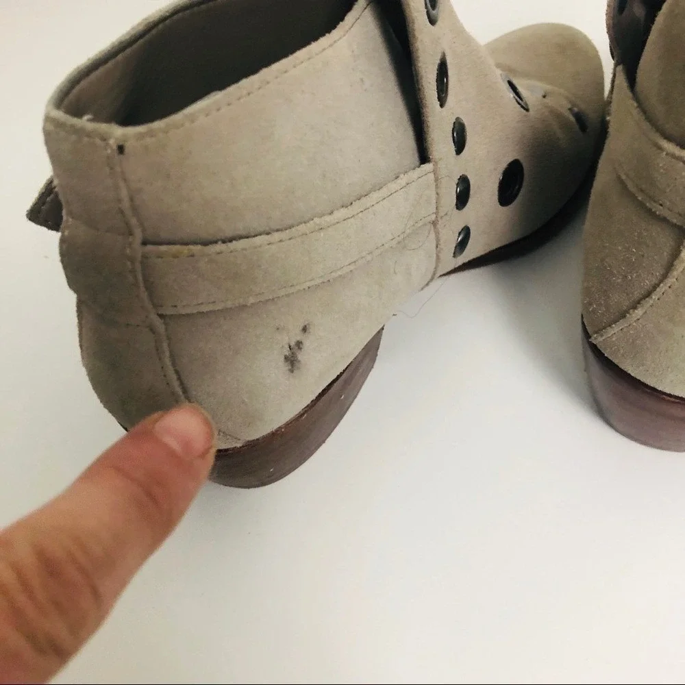 Sam Edelman cream color boots‎ size 6 1/2